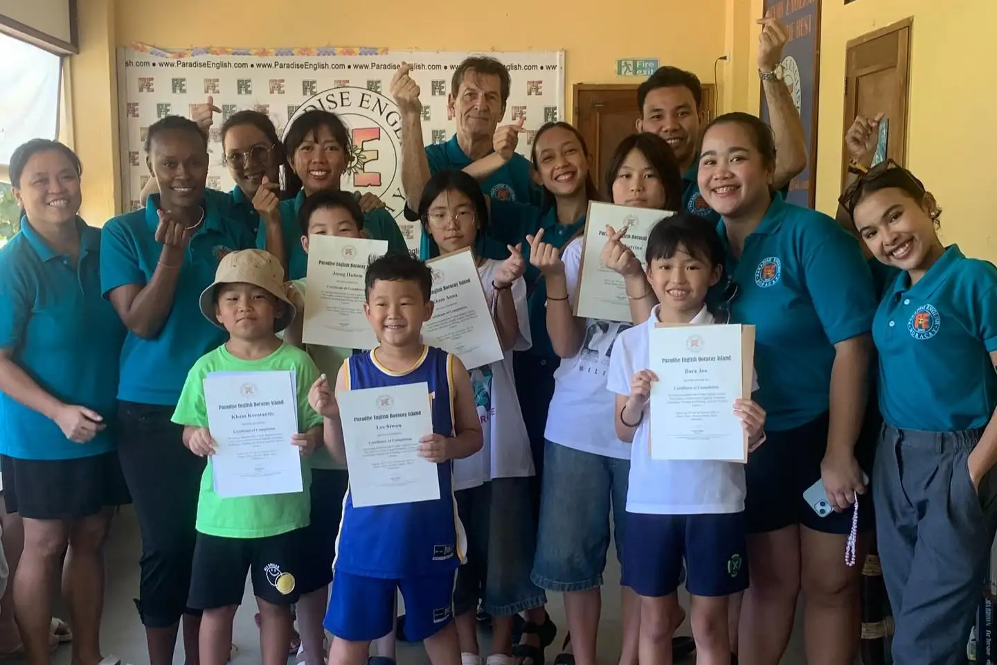 Junior English camp at Paradise English in Boracay