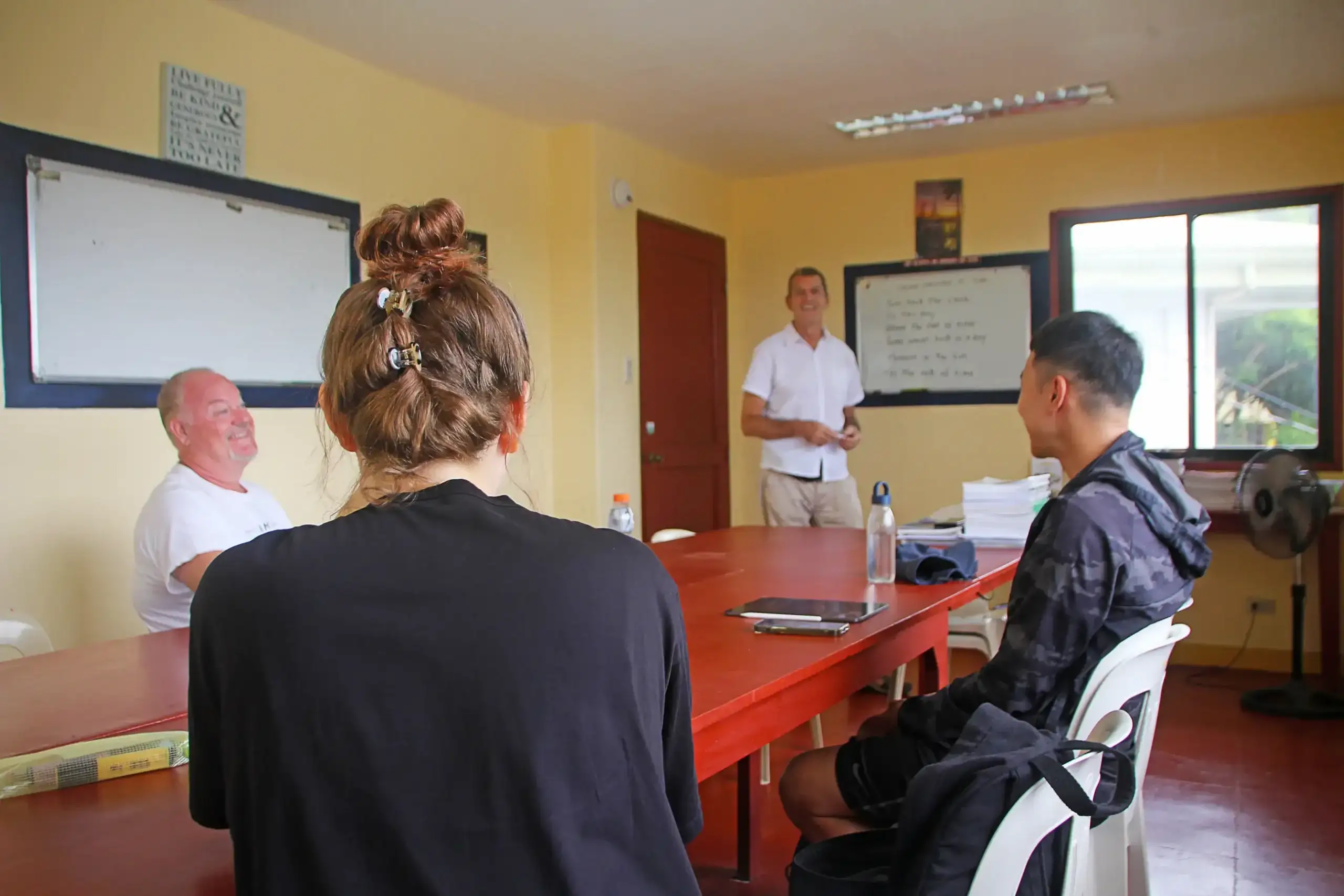 Class at Paradise English in Boracay