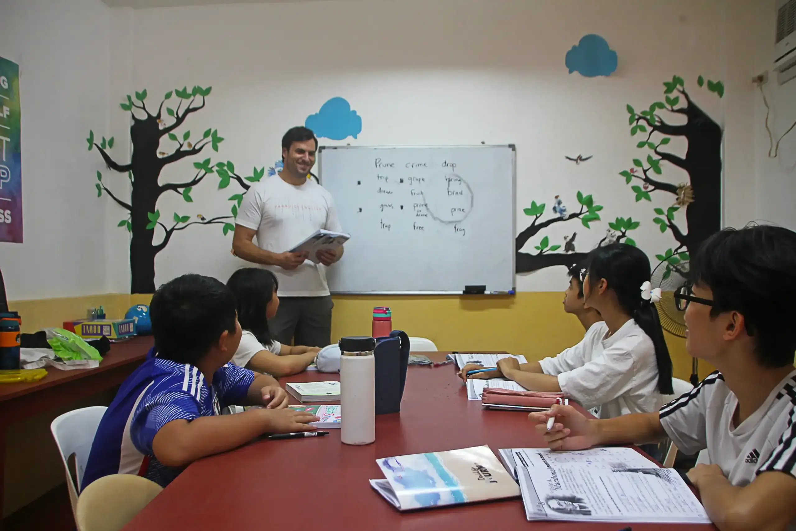 Class at Paradise English in Boracay