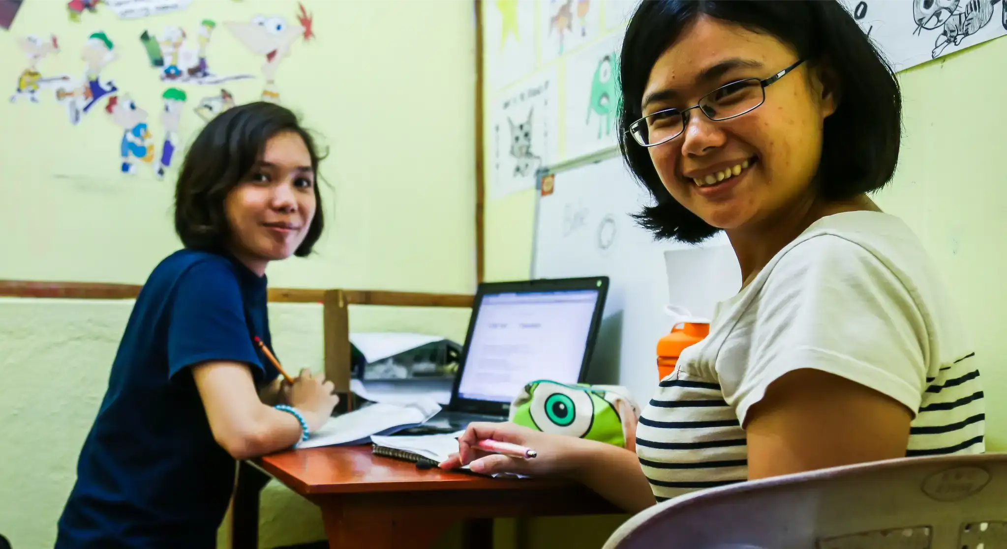 Class at Paradise English in Boracay