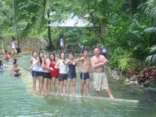 Students on an activity with Paradise English in Boracay